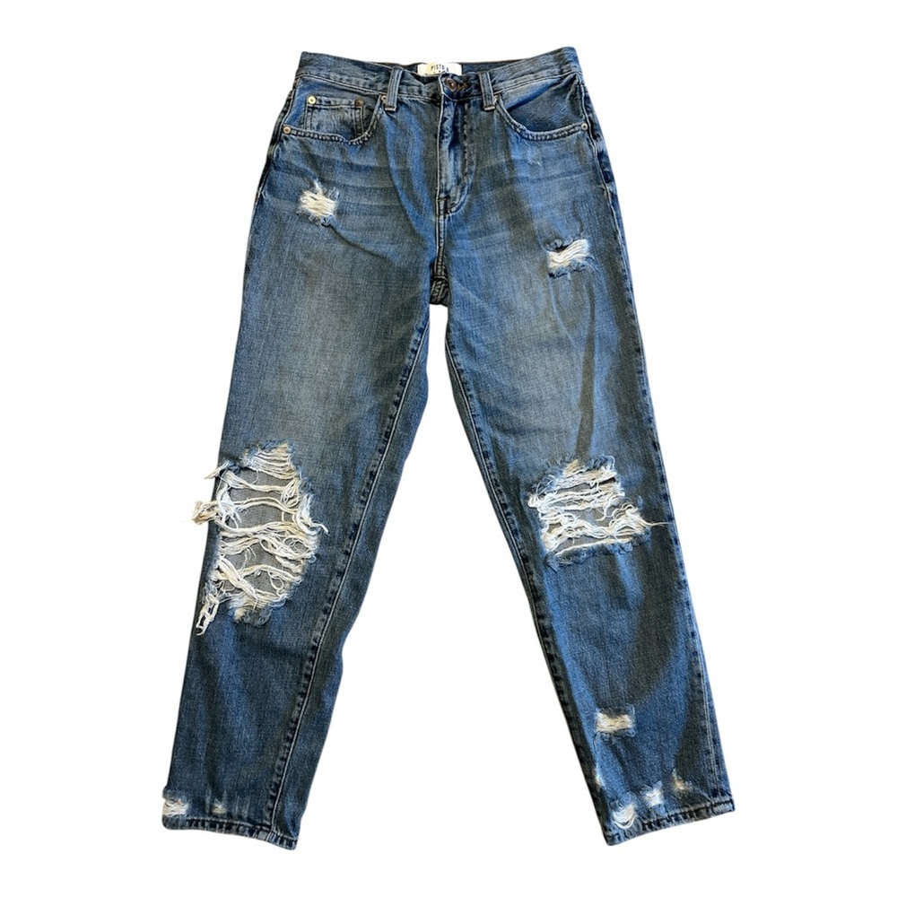 Pistola Distressed Jeans Women's Size 27 | Medium Wash Ripped Denim | Streetwear